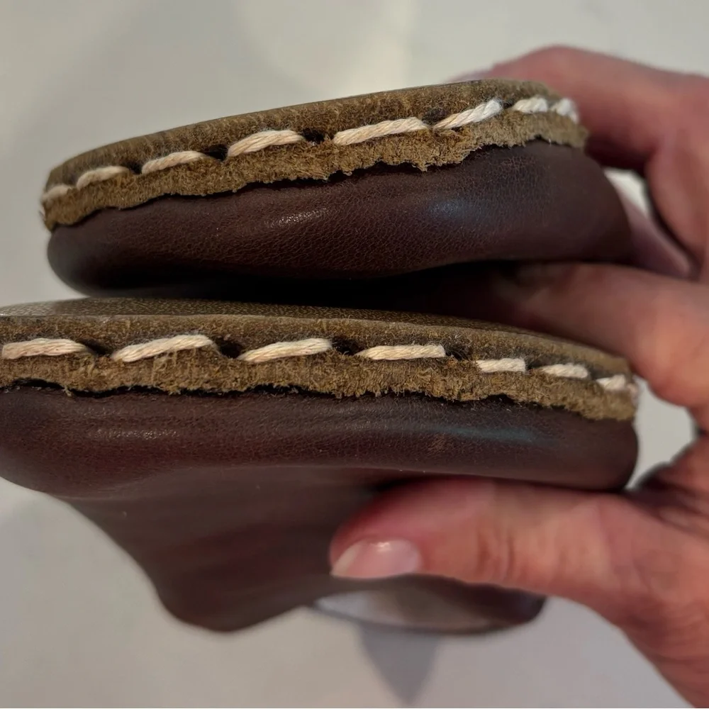 Handcrafted Leather Earthing Harmony Unisex Shoes European 41 Good Condition - Picture 7 of 10